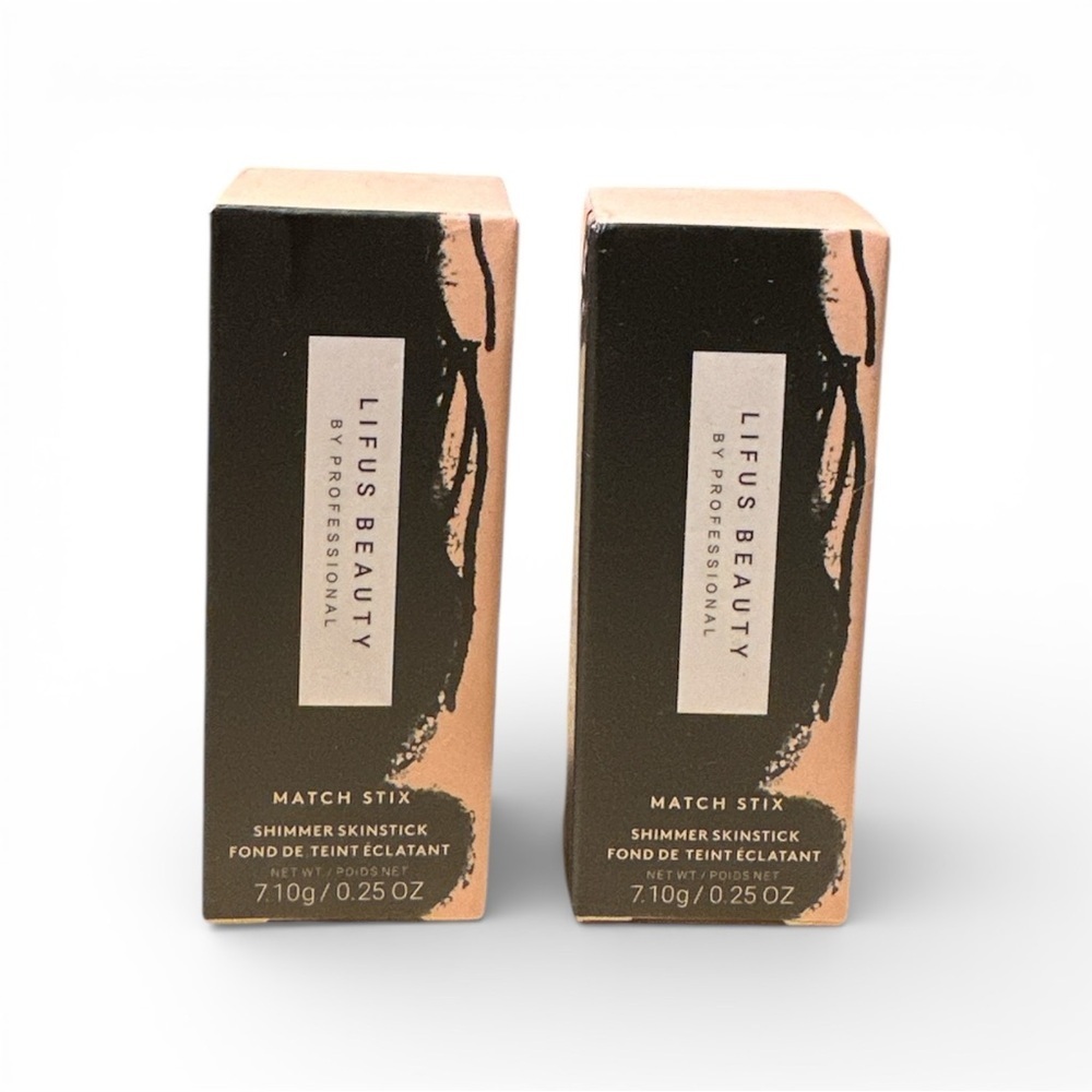 LIFUS Beauty Match Stix Bundle | Shimmer Skinsticks #05 Topaz & #04 Brown